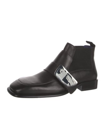 Burberry Leather Chelsea Boots