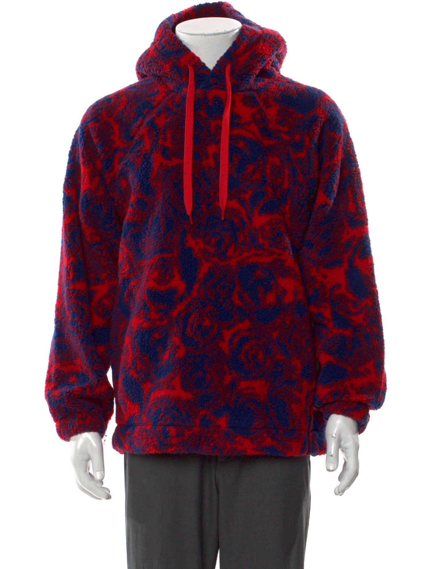 Burberry Prorsum Printed V-Neck Hoodie w/ Tags