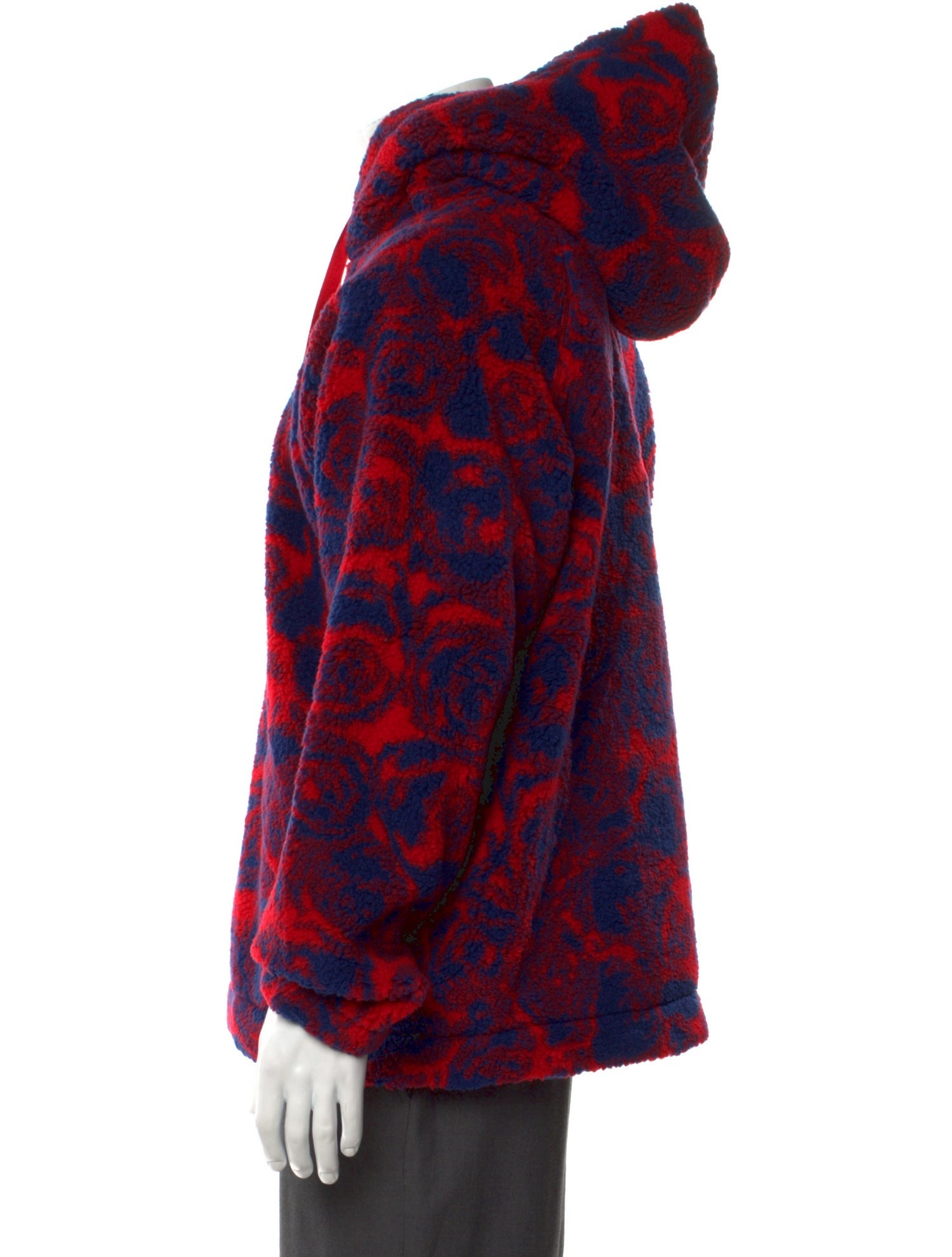 Burberry Prorsum Printed V-Neck Hoodie w/ Tags