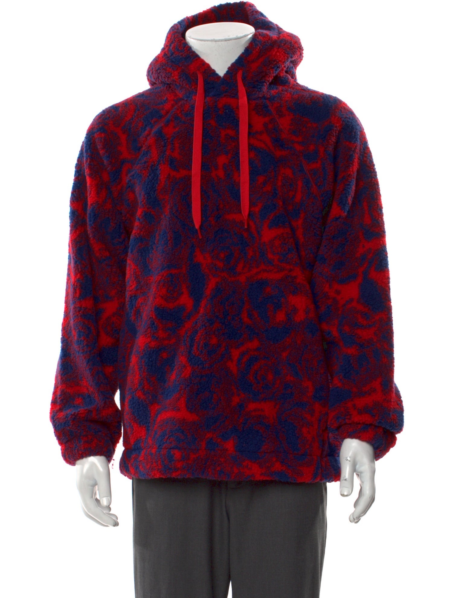 Burberry Prorsum Printed V-Neck Hoodie w/ Tags