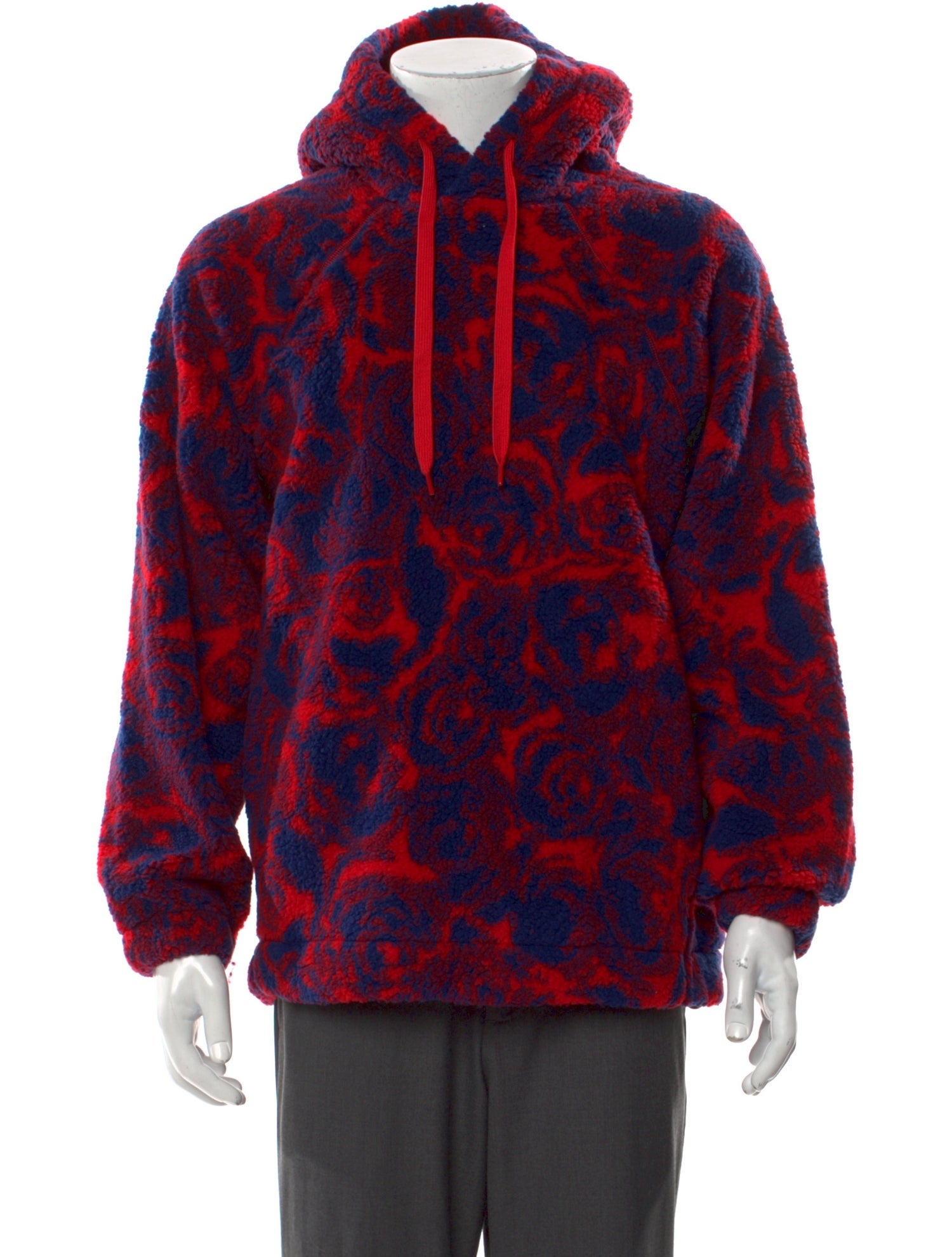 Burberry Prorsum Printed V-Neck Hoodie w/ Tags