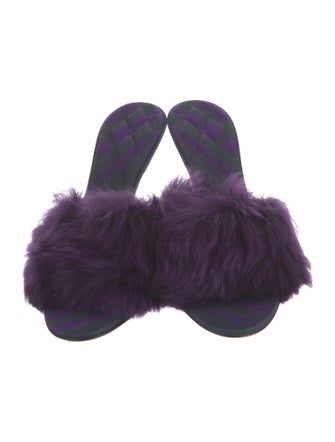 Burberry Leather Slides