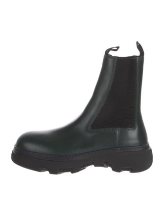 Burberry Leather Chelsea Boots