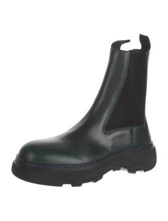 Burberry Leather Chelsea Boots