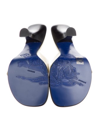 Burberry Leather Slides