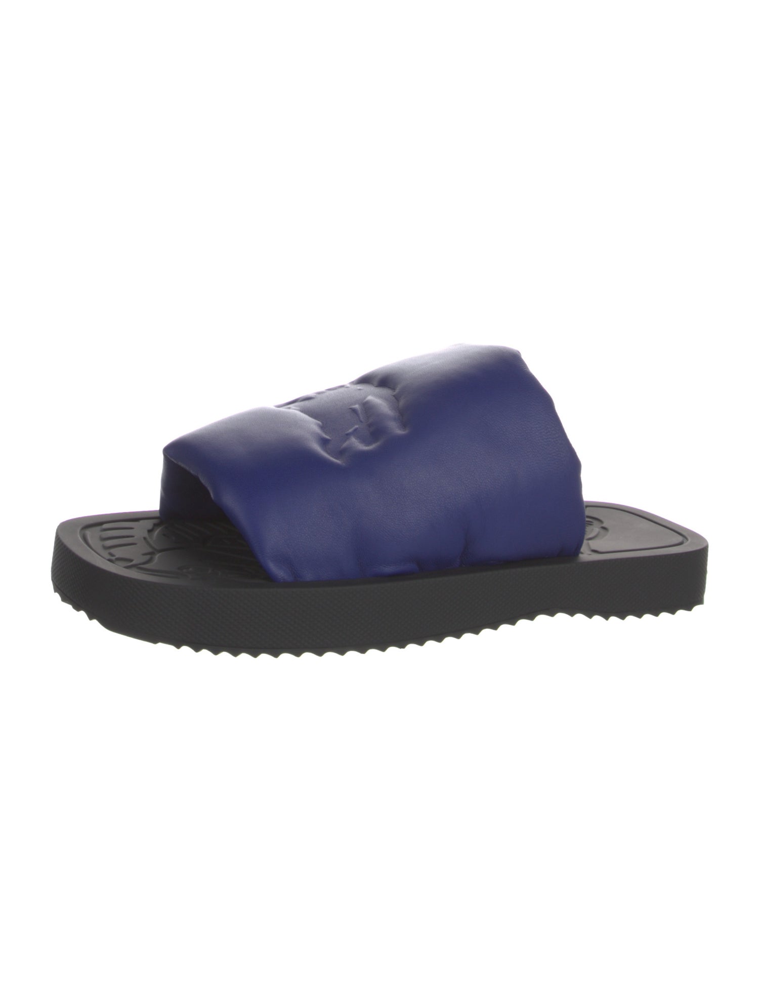 Burberry Leather Slides w/ Tags