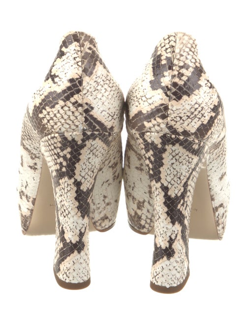 Burberry Snakeskin Animal Print Pumps