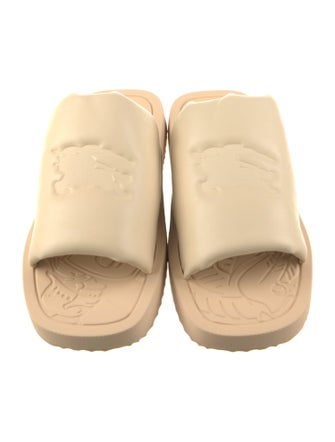 Burberry Leather Slides