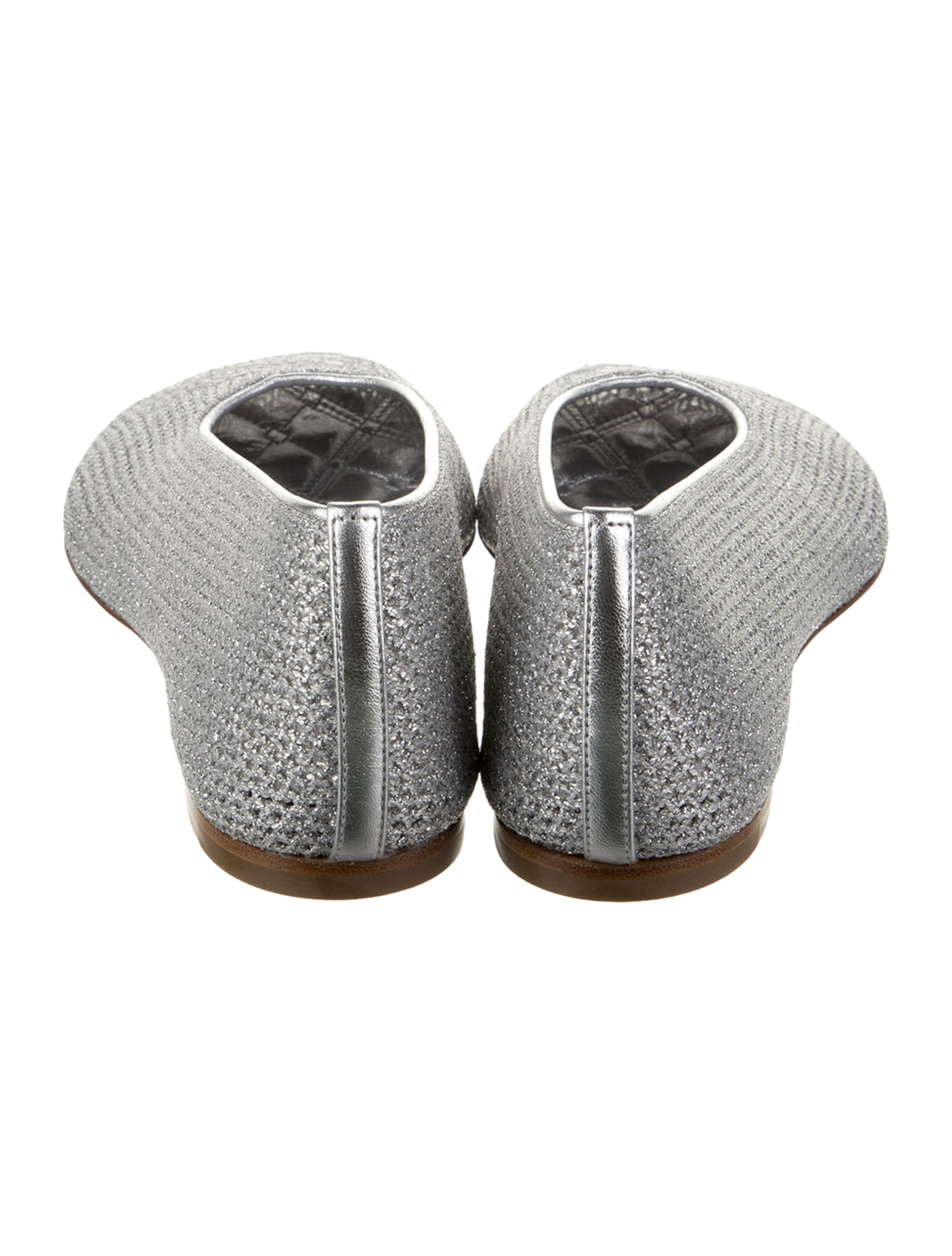 Burberry Mesh Embroidered Accent Flats