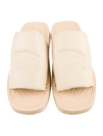 Burberry Leather Slides