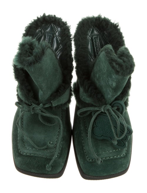 Burberry Suede Mules