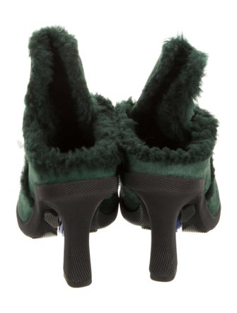 Burberry Suede Mules
