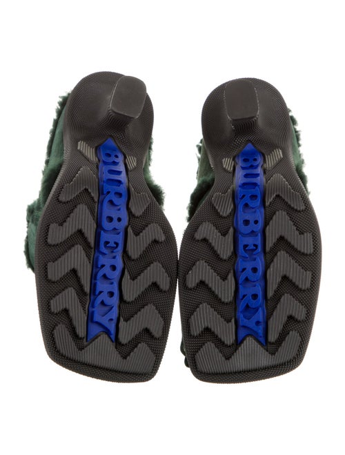 Burberry Suede Mules