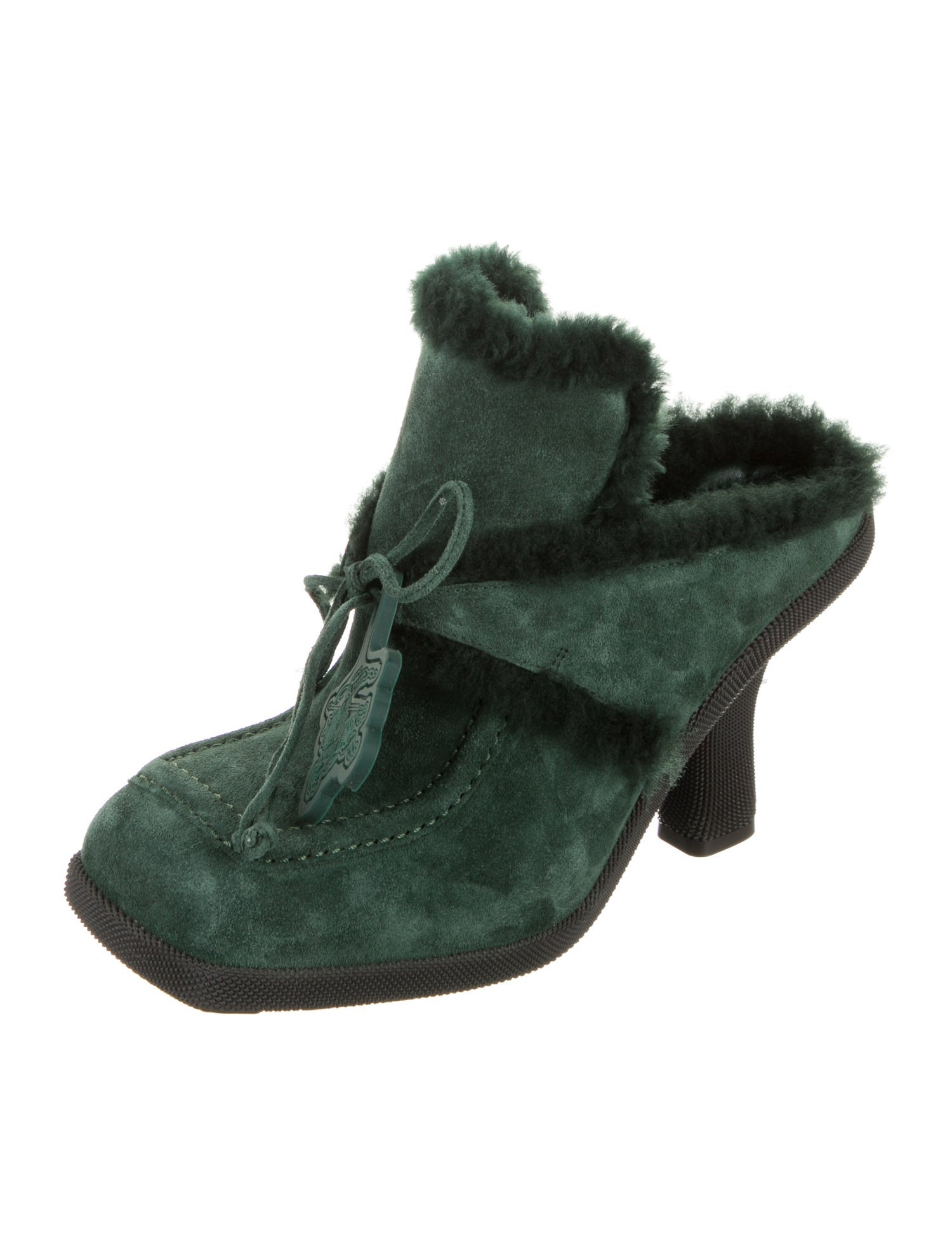 Burberry Suede Mules