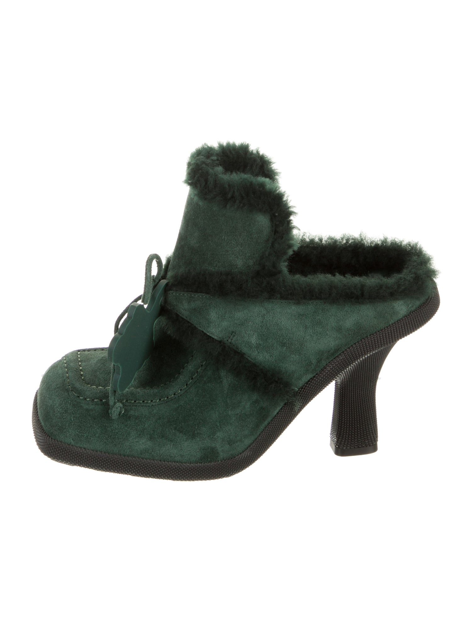 Burberry Suede Mules