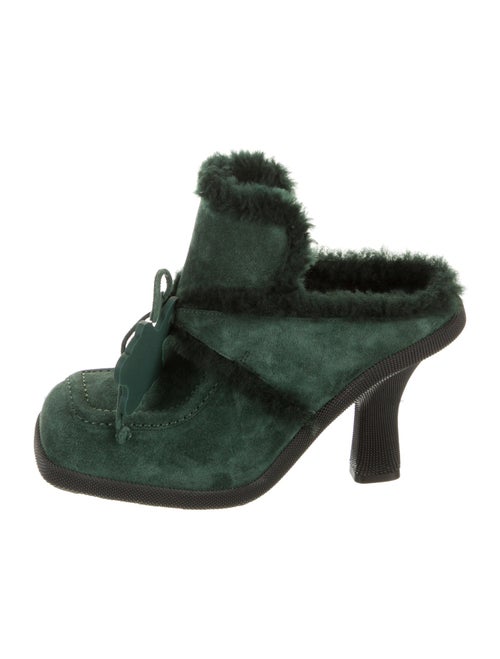 Burberry Suede Mules