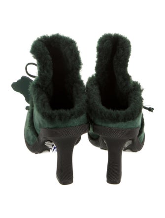 Burberry Suede Mules