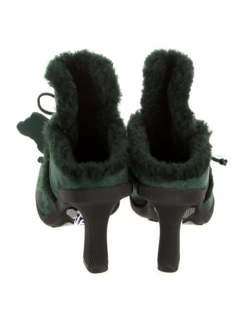 Burberry Suede Mules