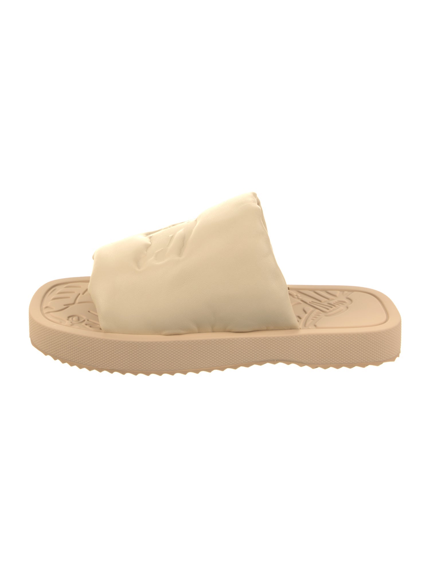 Burberry Leather Slides w/ Tags