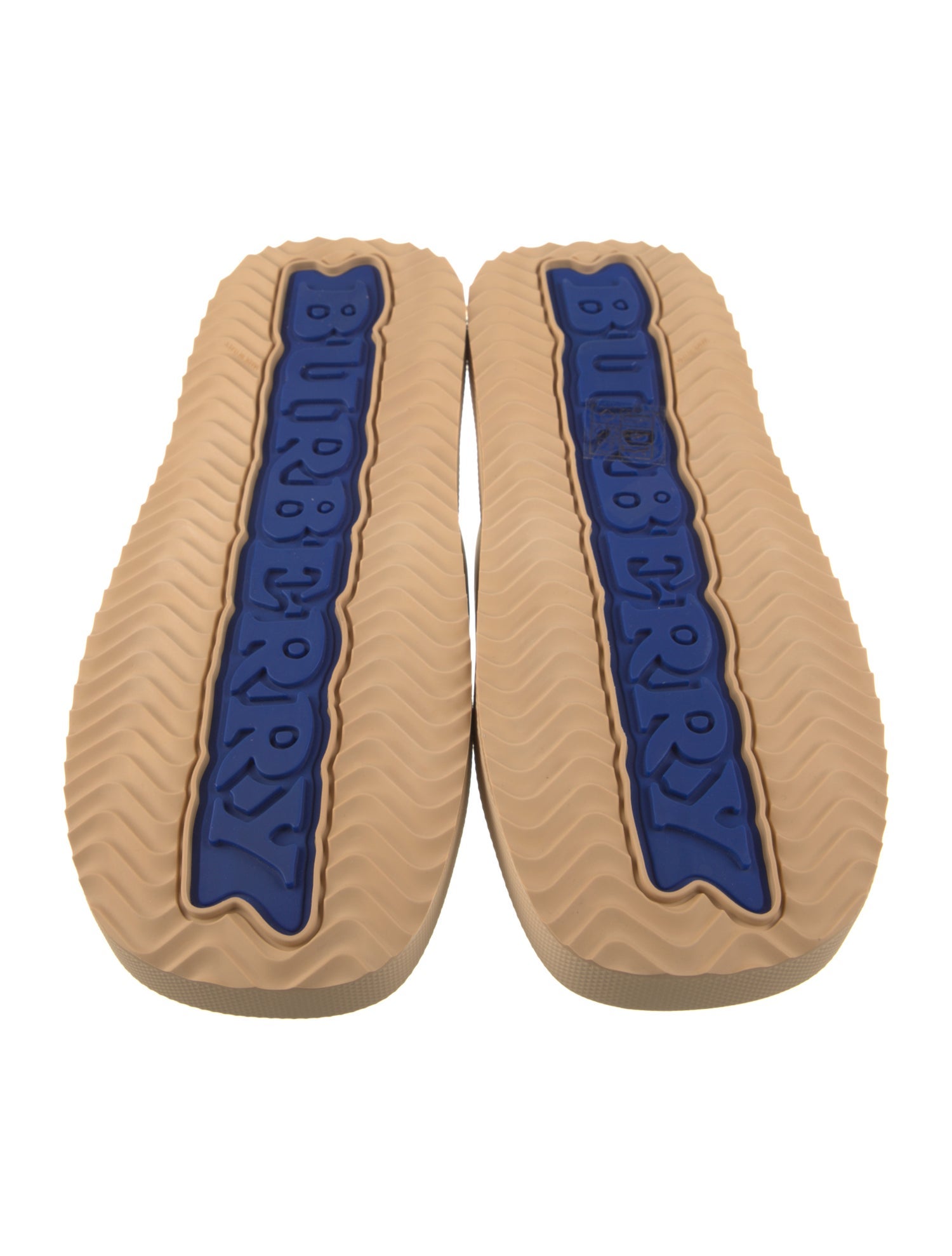 Burberry Leather Slides w/ Tags