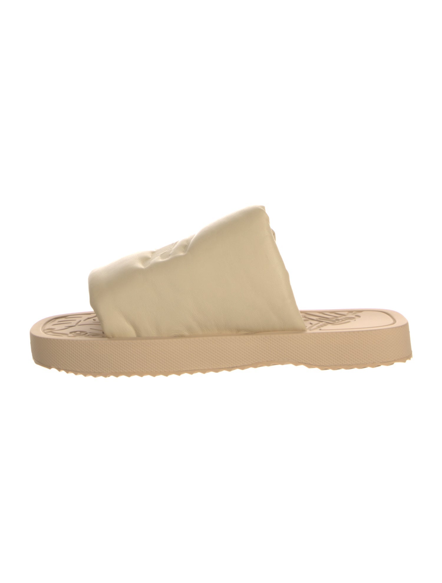 Burberry Leather Slides w/ Tags