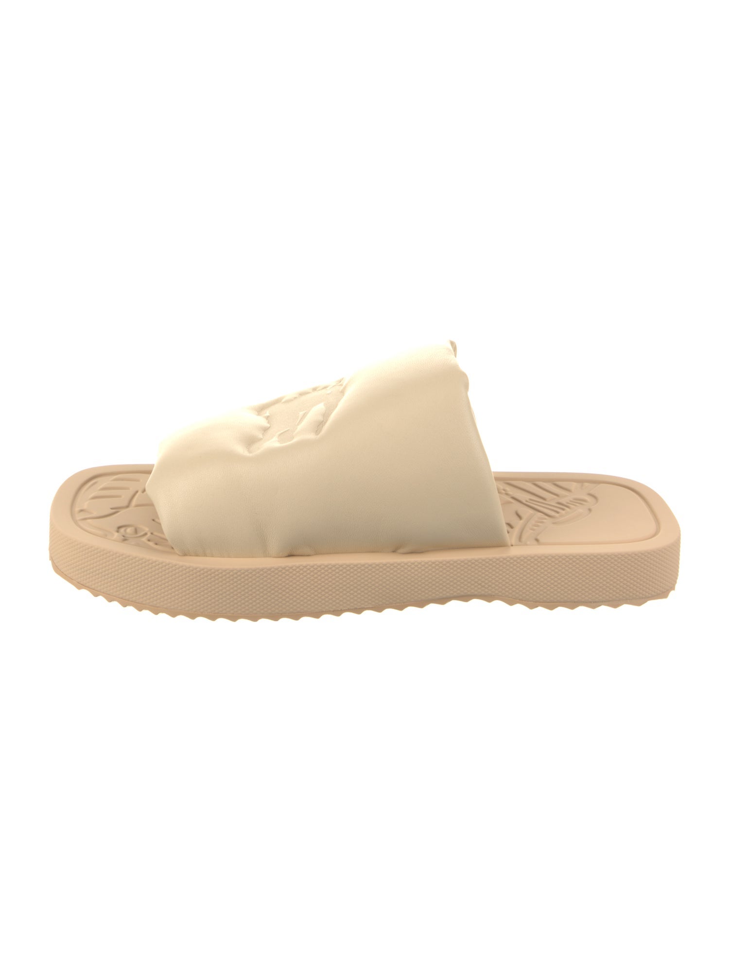 Burberry Leather Slides w/ Tags