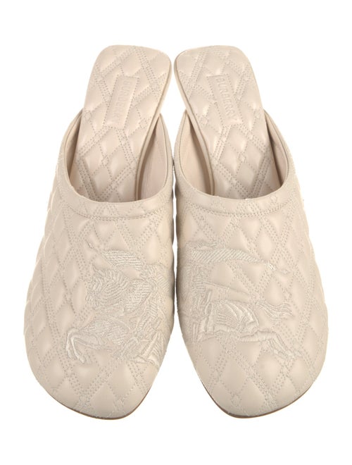 Burberry Leather Mules