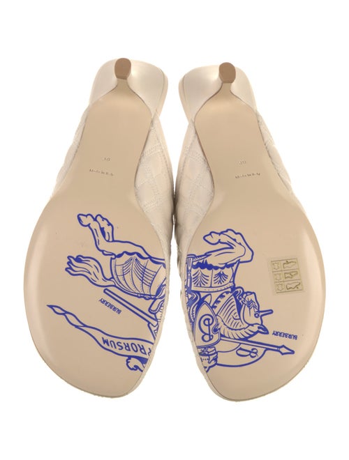 Burberry Leather Mules
