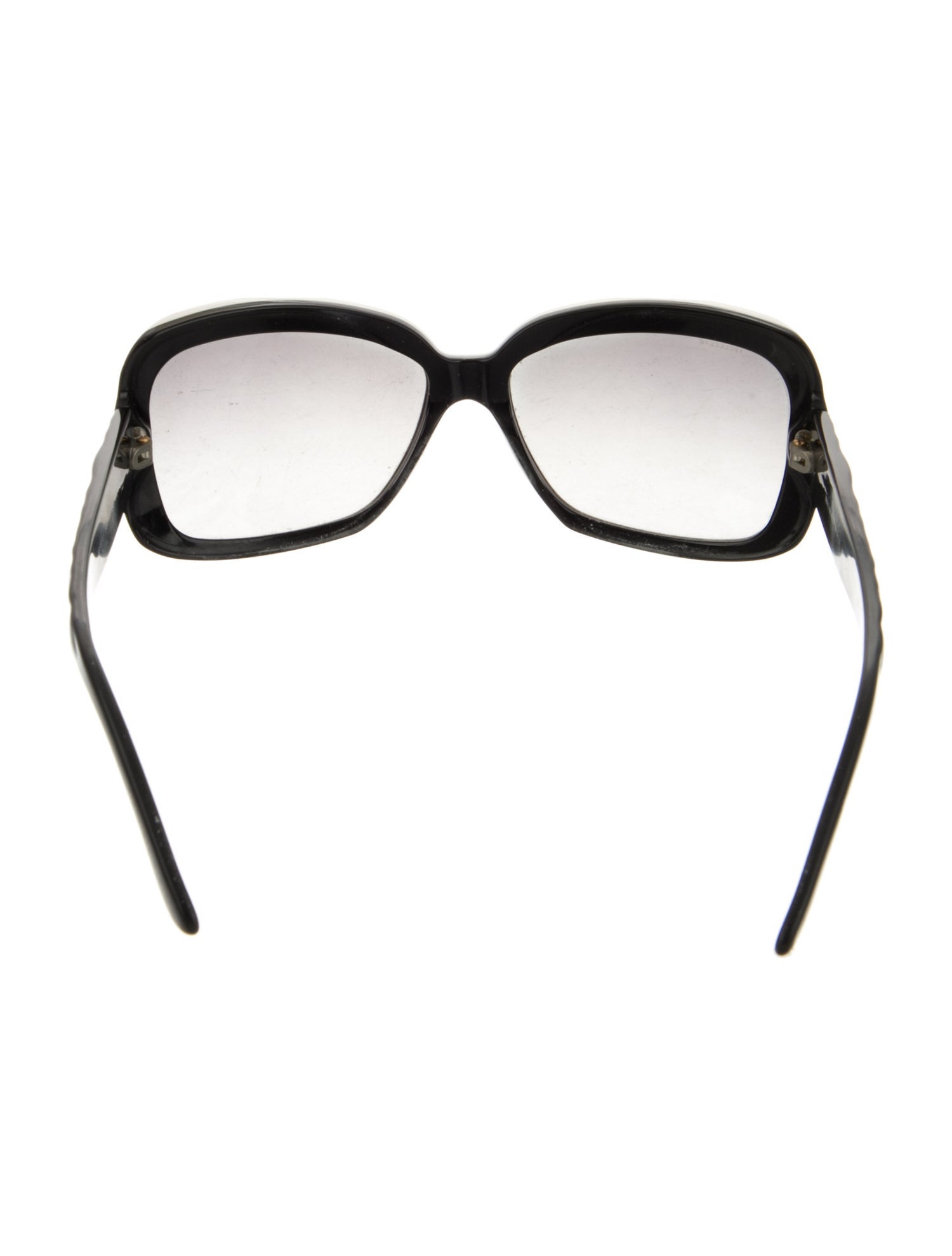 Burberry Prorsum Nova Check Pattern Oversize Sunglasses