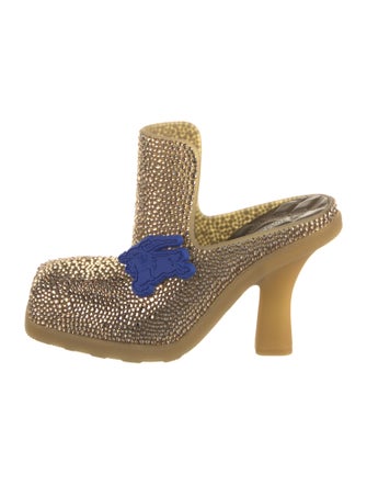 Burberry Crystal Patterned Mules