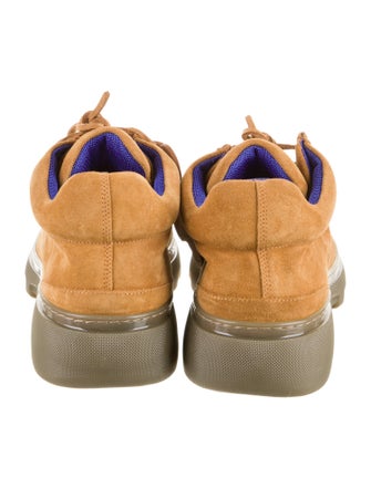 Burberry Suede Lace-Up Boots