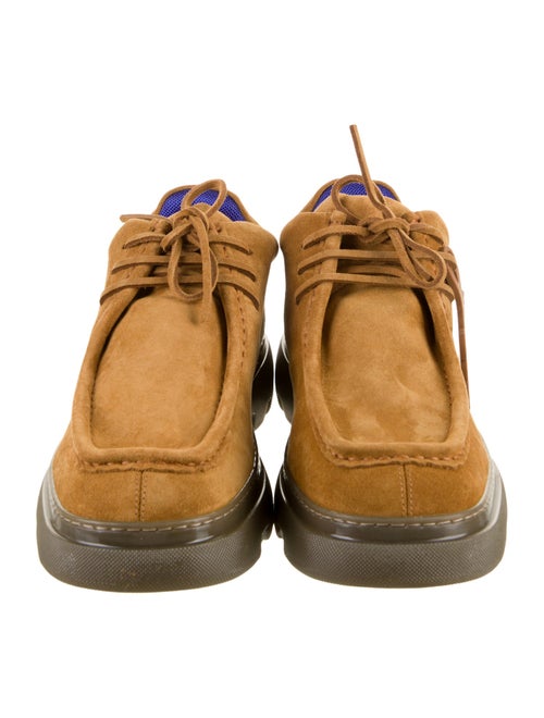 Burberry Suede Lace-Up Boots