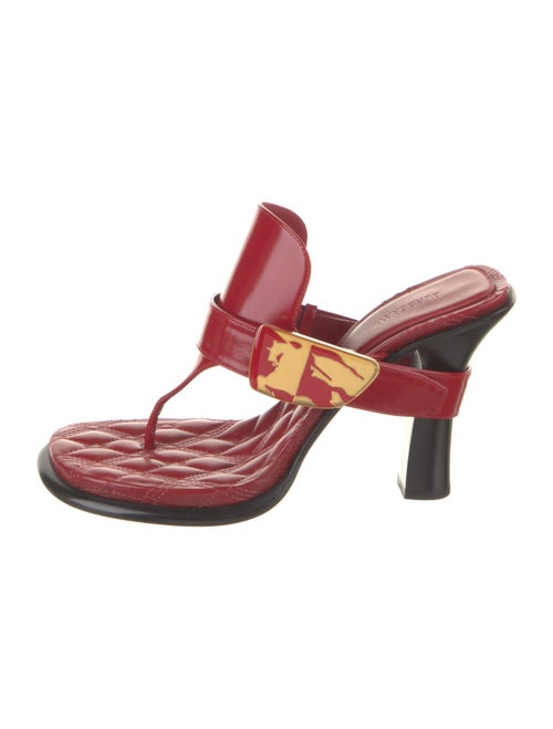 Burberry Leather Slides