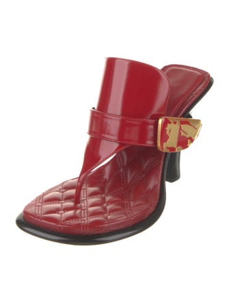 Burberry Leather Slides