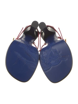 Burberry Leather Slides