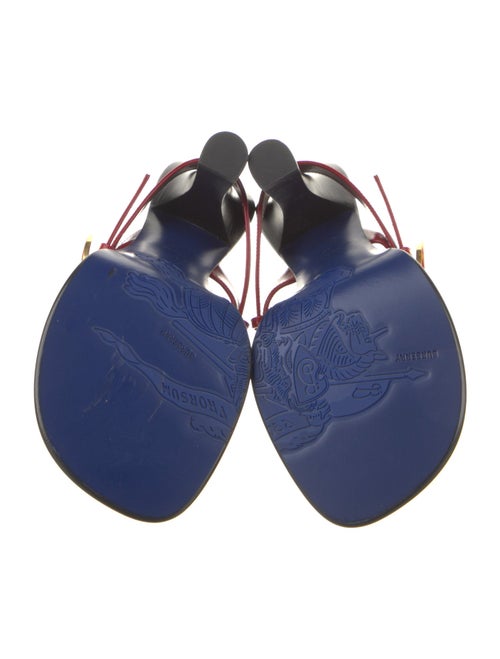 Burberry Leather Slides