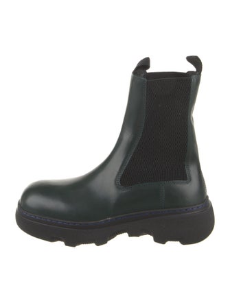 Burberry Leather Chelsea Boots