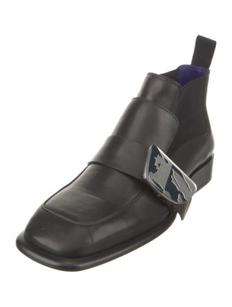 Burberry Leather Chelsea Boots
