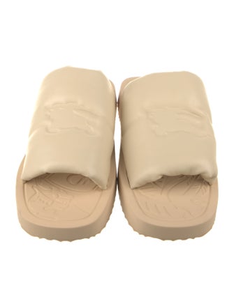 Burberry Leather Slides
