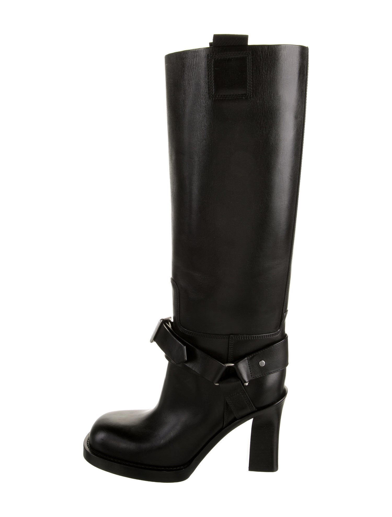 Burberry Leather Riding Boots