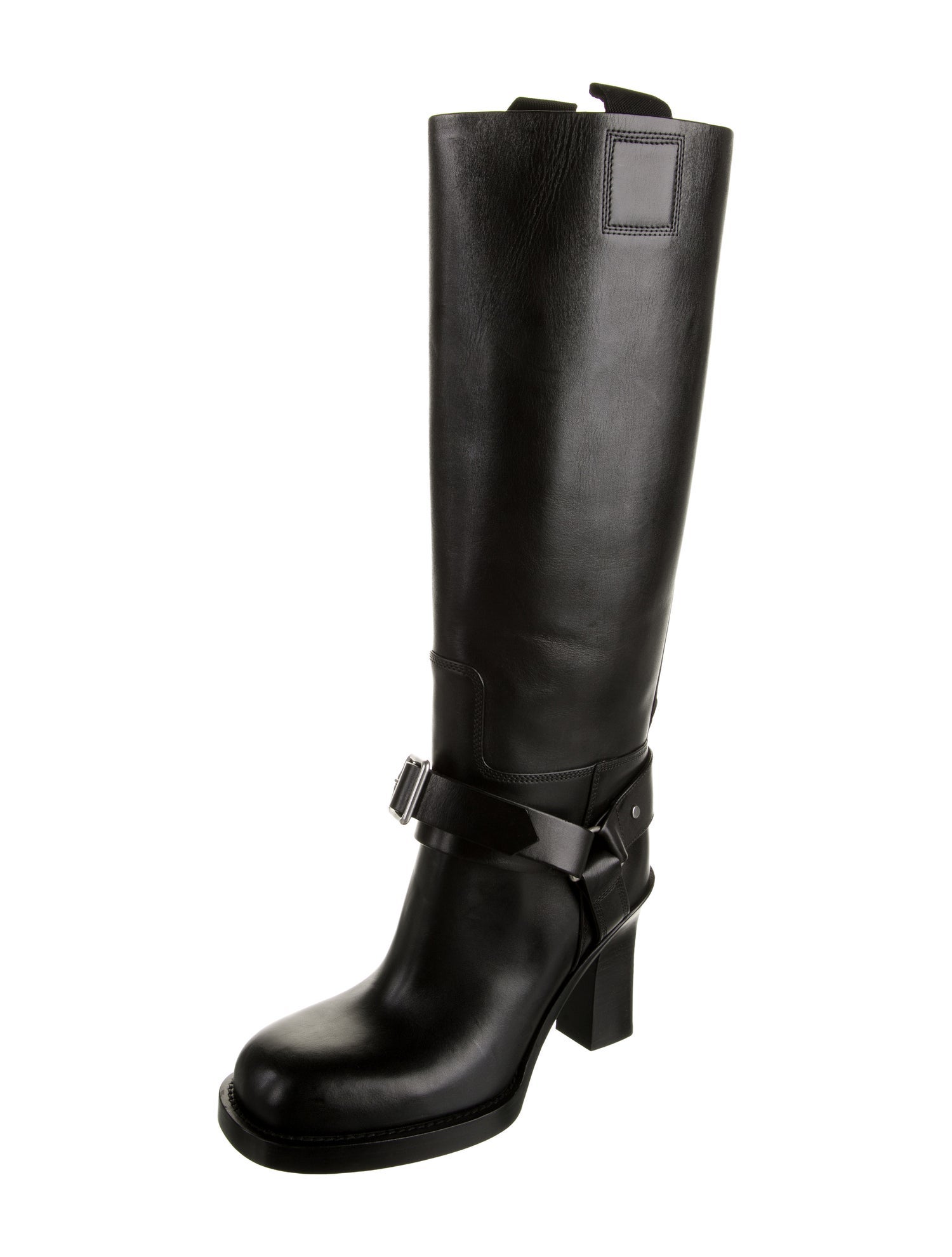 Burberry Leather Riding Boots
