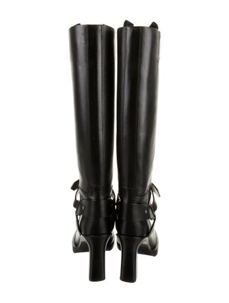 Burberry Leather Riding Boots