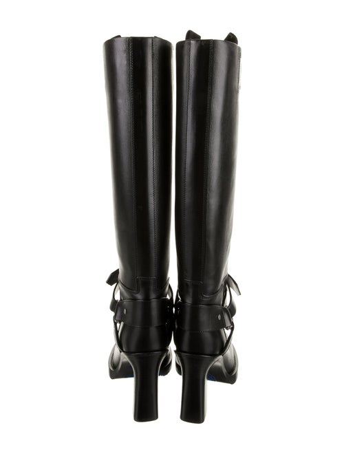 Burberry Leather Riding Boots
