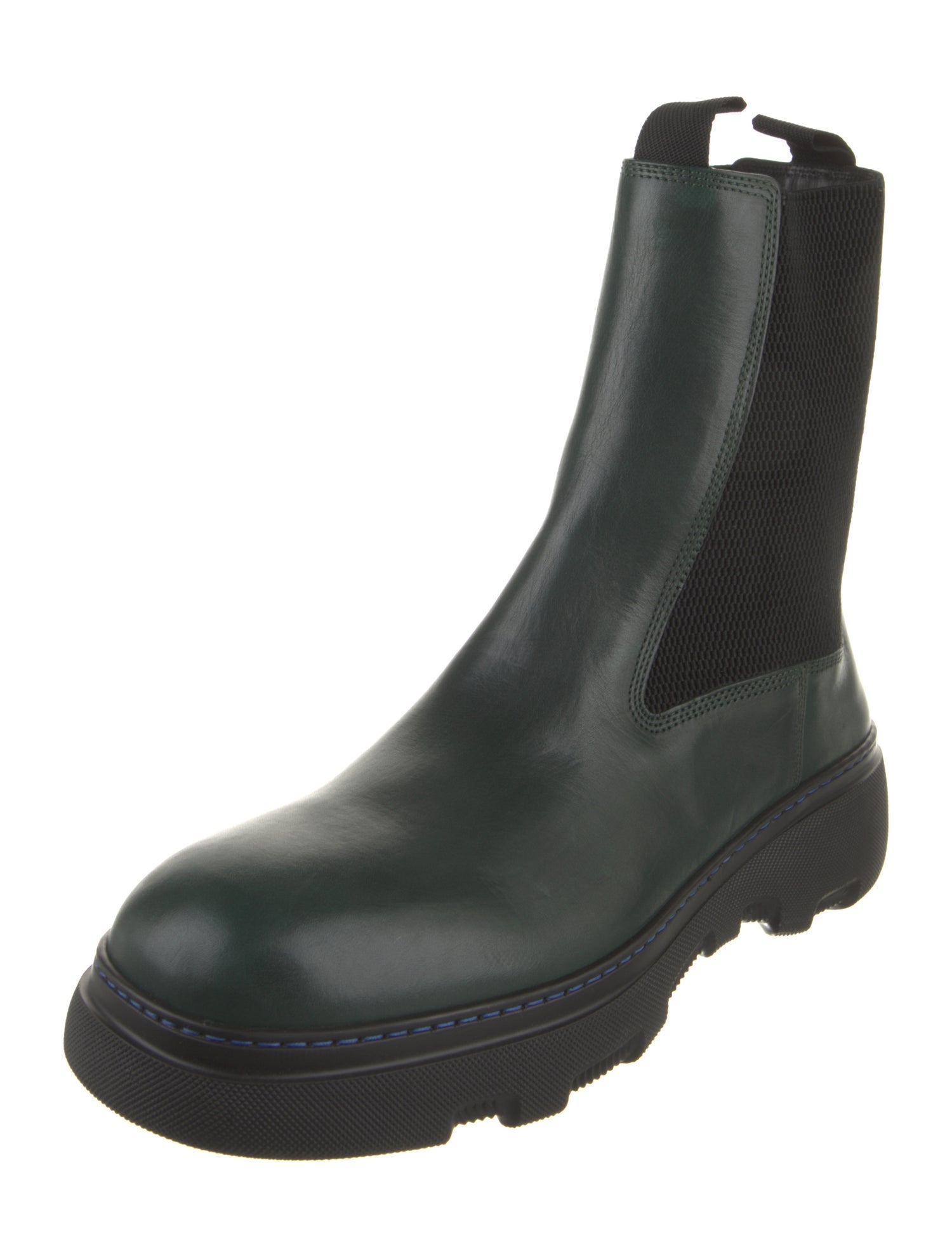 Burberry Leather Chelsea Boots