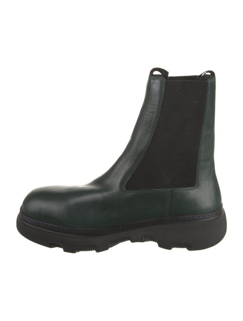 Burberry Leather Chelsea Boots