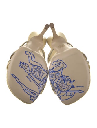 Burberry Prorsum Leather Slides