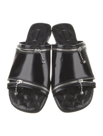 Burberry Leather Slides