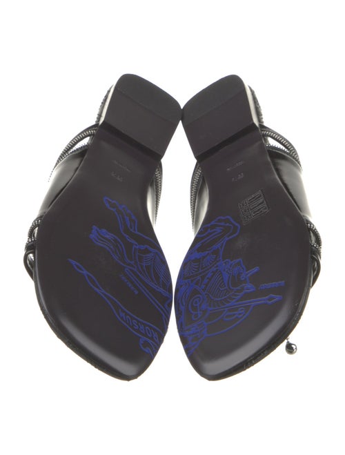 Burberry Leather Slides