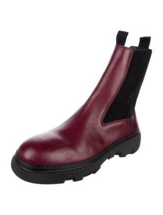 Burberry Prorsum Leather Chelsea Boots