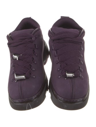 Burberry Prorsum Leather Lace-Up Boots